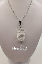 Charger l'image dans la galerie, Chaîne avec pierre Semi-Précieuse-Quartz Feu de glace