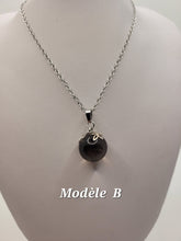 Charger l'image dans la galerie, Chaîne avec pierre Semi-Précieuse-Quartz Fumé