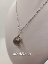 Charger l'image dans la galerie, Chaîne avec pierre Semi-Précieuse-Quartz Fumé