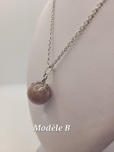 Charger l'image dans la galerie, Chaîne avec pierre Semi-Précieuse-Lépidolite