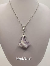 Charger l'image dans la galerie, Chaîne avec pierre Semi-Précieuse-Lépidolite