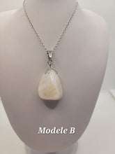 Charger l'image dans la galerie, Chaîne avec pierre Semi-Précieuse-Quartz Aura
