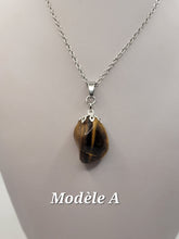 Charger l'image dans la galerie, Chaîne avec pierre Semi-Précieuse-Oeil de tigre