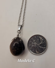 Charger l'image dans la galerie, Chaîne avec pierre Semi-Précieuse-Oeil de tigre