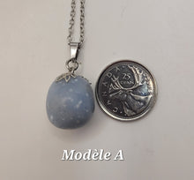 Charger l'image dans la galerie, Chaîne avec pierre Semi-Précieuse-Angélite