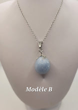 Charger l'image dans la galerie, Chaîne avec pierre Semi-Précieuse-Angélite