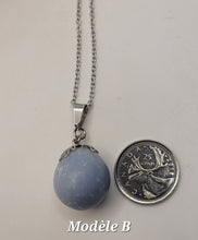 Charger l'image dans la galerie, Chaîne avec pierre Semi-Précieuse-Angélite