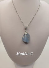 Charger l'image dans la galerie, Chaîne avec pierre Semi-Précieuse-Angélite