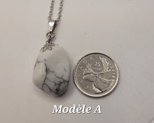 Charger l'image dans la galerie, Chaîne avec pierre Semi-Précieuse-Howlite