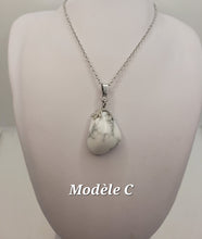 Charger l'image dans la galerie, Chaîne avec pierre Semi-Précieuse-Howlite