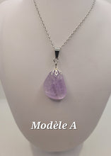 Charger l'image dans la galerie, Chaîne avec pierre Semi-Précieuse-Améthyste