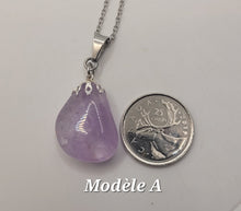 Charger l'image dans la galerie, Chaîne avec pierre Semi-Précieuse-Améthyste