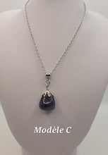 Charger l'image dans la galerie, Chaîne avec pierre Semi-Précieuse-Améthyste