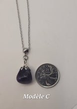 Charger l'image dans la galerie, Chaîne avec pierre Semi-Précieuse-Améthyste