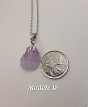 Charger l'image dans la galerie, Chaîne avec pierre Semi-Précieuse-Améthyste