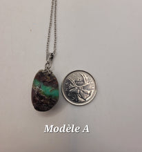 Charger l'image dans la galerie, Chaîne avec pierre Semi-Précieuse-Chrysoprase