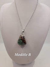 Charger l'image dans la galerie, Chaîne avec pierre Semi-Précieuse-Chrysoprase