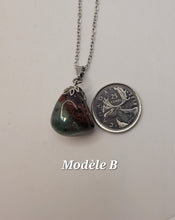 Charger l'image dans la galerie, Chaîne avec pierre Semi-Précieuse-Chrysoprase