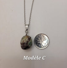 Charger l'image dans la galerie, Chaîne avec pierre Semi-Précieuse-Chrysoprase