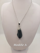 Charger l'image dans la galerie, Chaîne avec pierre Semi-Précieuse-Héliotrope