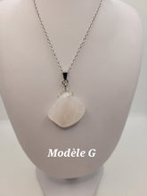 Charger l'image dans la galerie, Chaîne avec pierre Semi-Précieuse-Quartz Rose