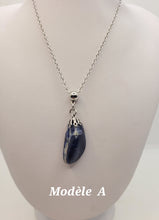 Charger l'image dans la galerie, Chaîne avec pierre Semi-Précieuse-Sodalite