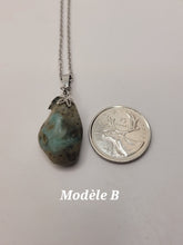 Charger l'image dans la galerie, Chaîne avec pierre Semi-Précieuse-Émeraude