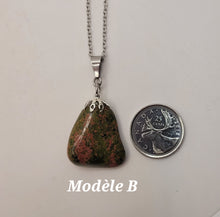 Charger l'image dans la galerie, Chaîne avec pierre Semi-Précieuse-Unakite