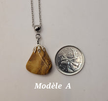 Charger l'image dans la galerie, Chaîne avec pierre Semi-Précieuse-Jaspe Jaune