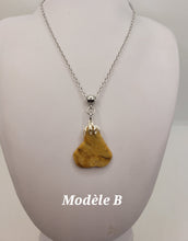 Charger l'image dans la galerie, Chaîne avec pierre Semi-Précieuse-Jaspe Jaune
