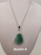 Charger l'image dans la galerie, Chaîne avec pierre Semi-Précieuse-Aventurine Verte