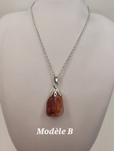 Charger l'image dans la galerie, Chaîne avec pierre Semi-Précieuse-Cornaline