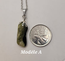 Charger l&#39;image dans la galerie, Chaîne avec pierre Semi-Précieuse-Jade Néphrite
