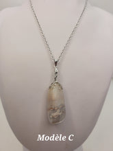 Charger l'image dans la galerie, Chaîne avec pierre Semi-Précieuse-Agate de Botswana