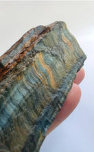 Charger l'image dans la galerie, Fiche Pierre -Oeil de Tigre bleu