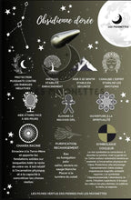 Charger l'image dans la galerie, Fiche Pierre -Obsidienne Doré