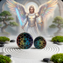 Charger l'image dans la galerie, Pendentif Orgonite Bouclier de protection énergétique Bouddha & cube de l'univers