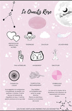 Charger l'image dans la galerie, Chaîne avec pierre Semi-Précieuse-Quartz Rose