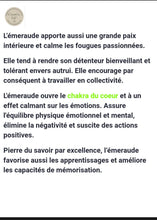 Charger l'image dans la galerie, Chaîne avec pierre Semi-Précieuse-Émeraude