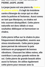 Charger l'image dans la galerie, Chaîne avec pierre Semi-Précieuse-Jaspe Jaune