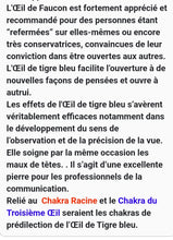 Charger l'image dans la galerie, Chaîne avec pierre Semi-Précieuse-Oeil de Tigre Bleu