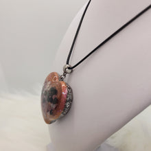 Charger l'image dans la galerie, Pendentif cœur-Tourmaline multicolore & Rubellite