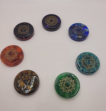 Charger l'image dans la galerie, Ensemble Harmonisation-Disques 7 chakras Pierres