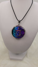 Charger l'image dans la galerie, Pendentif Orgonite -Tourmaline Rose & Quartz Rose