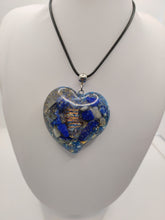 Charger l&#39;image dans la galerie, Pendentif Orgonite Coeur-Lapis Lazuli

