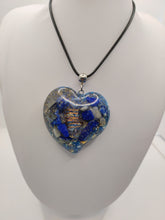 Charger l'image dans la galerie, Pendentif Orgonite Coeur-Lapis Lazuli