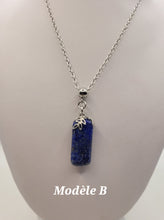 Charger l&#39;image dans la galerie, Chaîne avec pierre Semi-Précieuse-Lapis Lazuli
