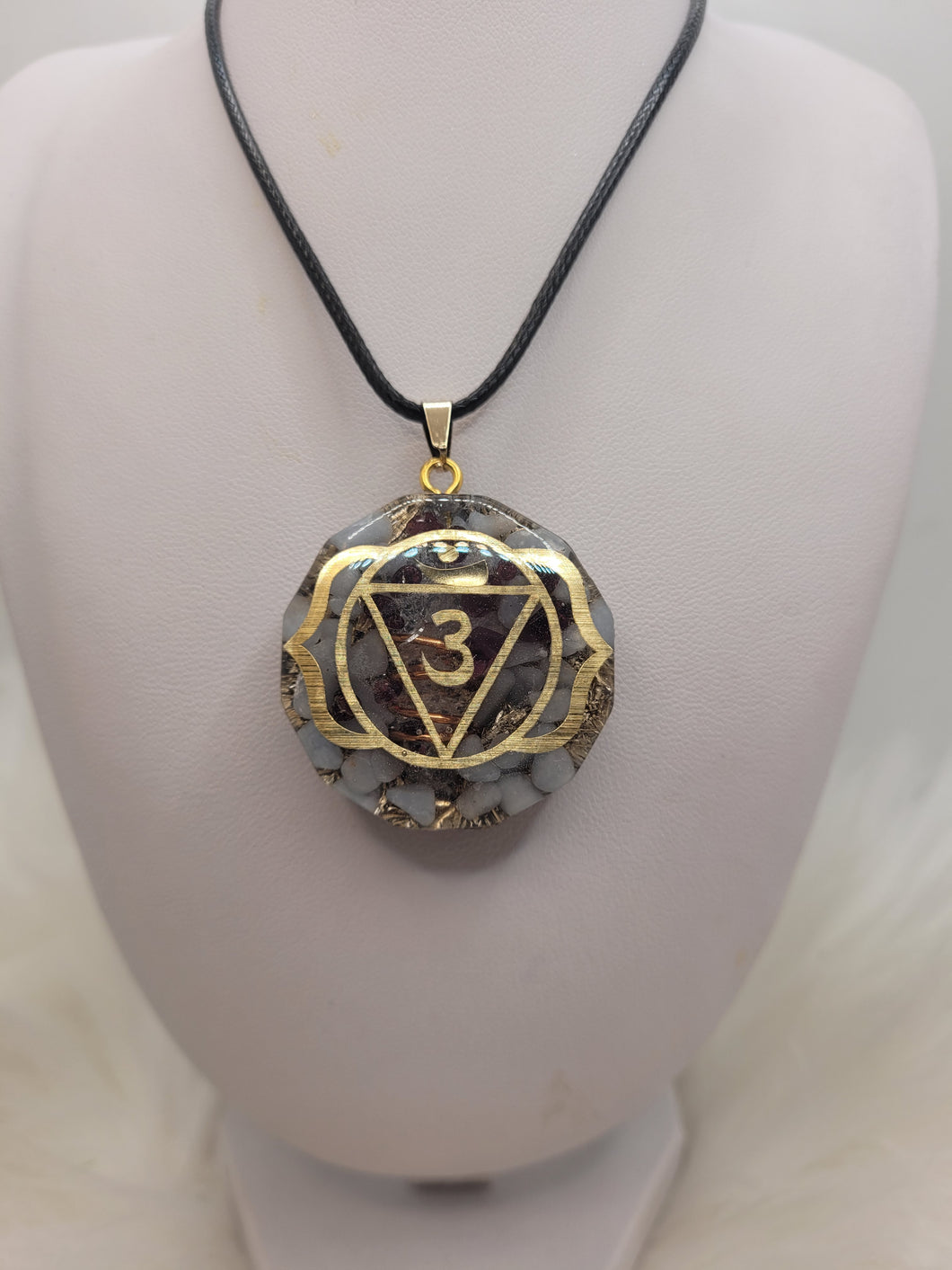 Pendentif  Orgonite -Angélite
