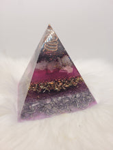 Charger l&#39;image dans la galerie, Orgonite 12X12 cm -Quartz &amp; Jaspe Rose
