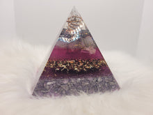 Charger l&#39;image dans la galerie, Orgonite 12X12 cm -Quartz &amp; Jaspe Rose
